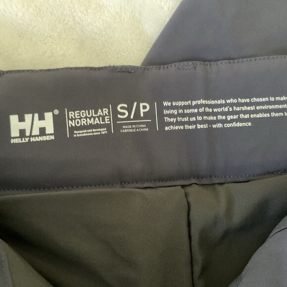 Helly Hansen Tech Ski Snowboard Pants Black Men's Small Navy Gray - Picture 6 of 16